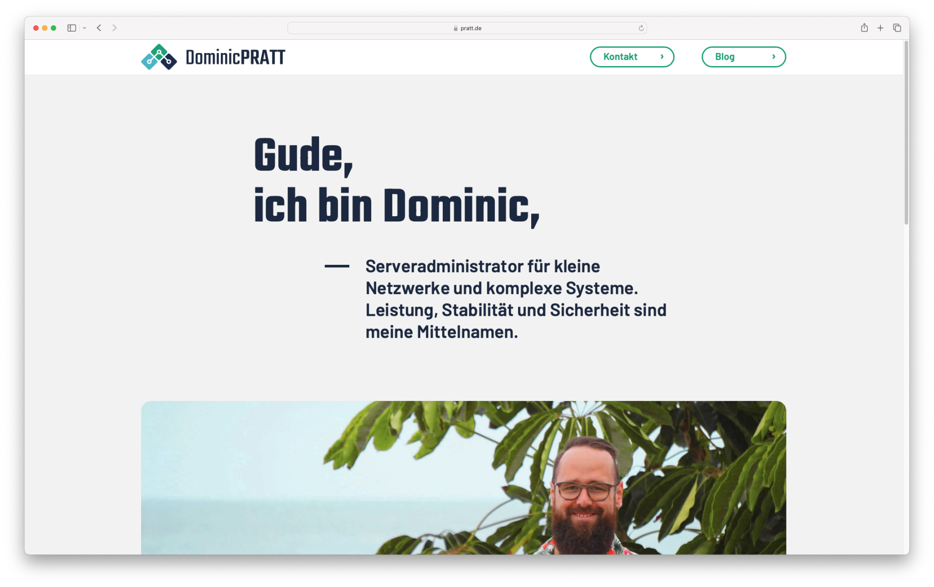 Screenshot der Webseite pratt.de